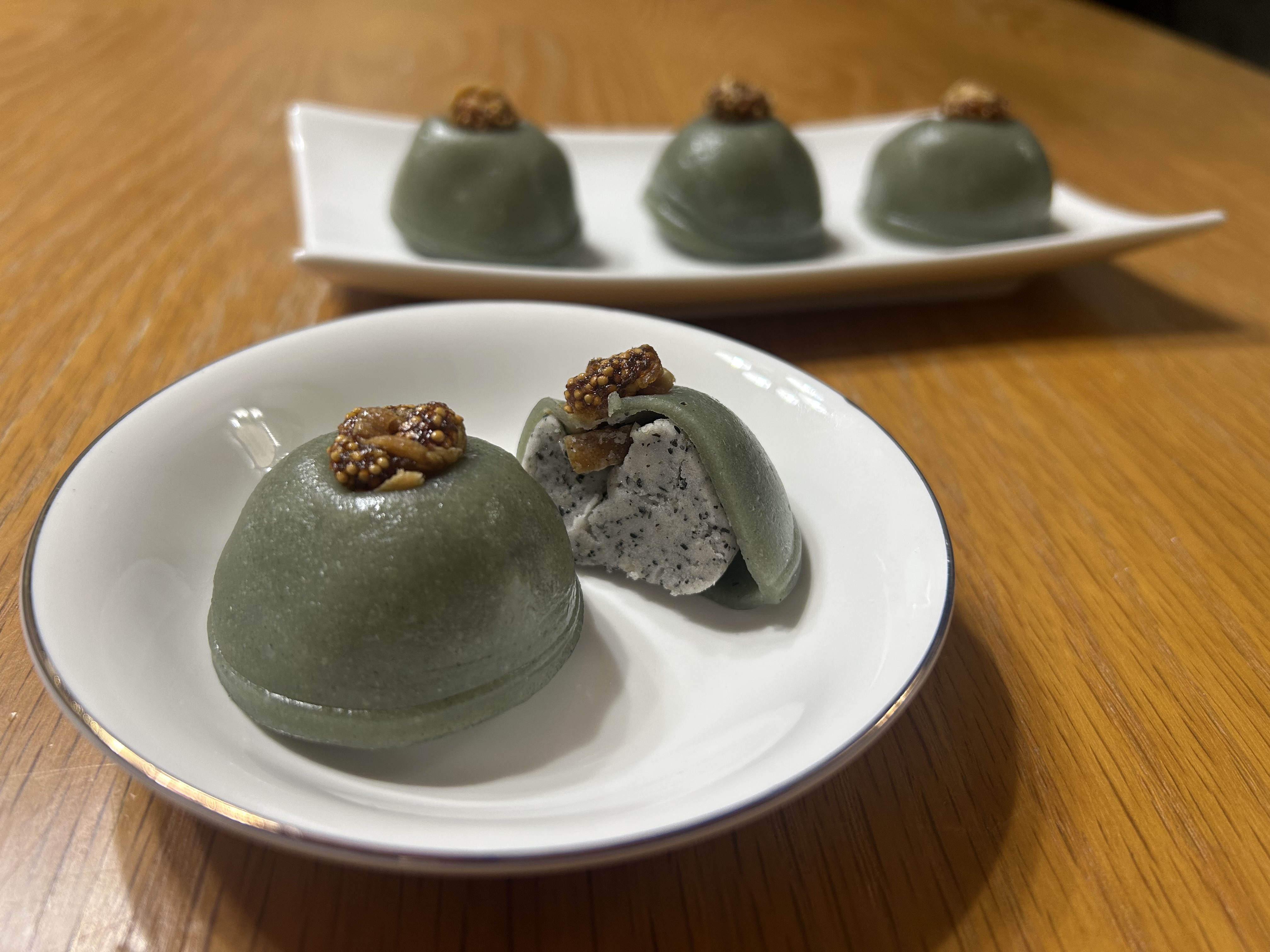 무화과 흑임자 바람떡 (무흑)